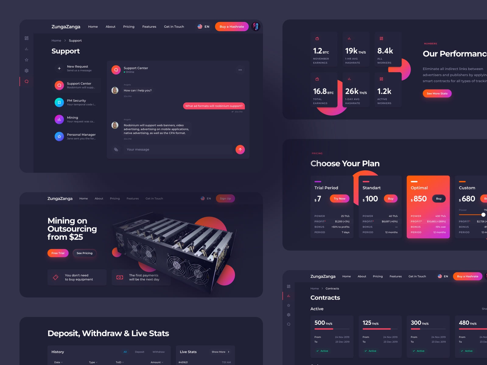 Hive dashboard. UI UX лендинг. Mapping UI.